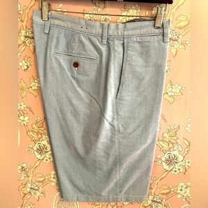J. Crew light blue Oxford Flat Front Shorts